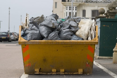 Businesses in Blackwall managing waste disposal