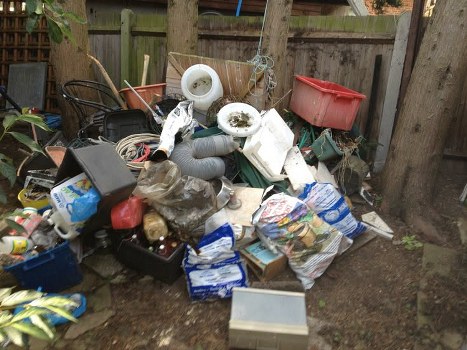 Safety measures during builders waste clearance